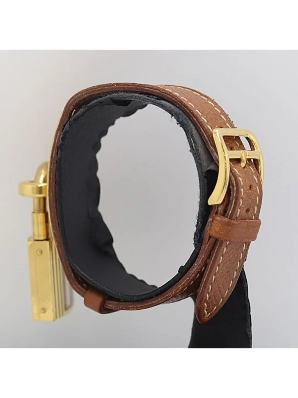 Hermes Kelly Watch No Quartz Champagne Dial